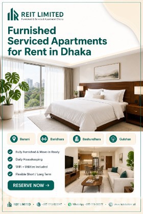 Premium Studio Service Apartment in Bashundhara R/A!
